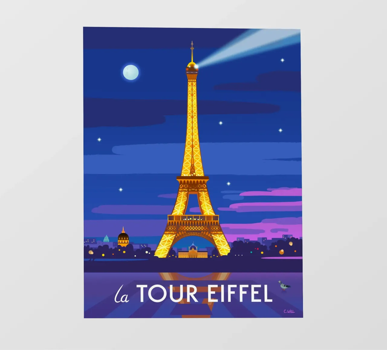 Eiffel Tower telo in pvc da C.WILL