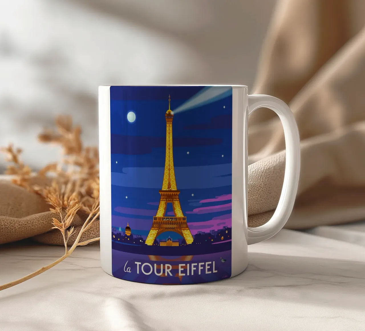 Eiffel Tower tazza in ceramica da C.WILL