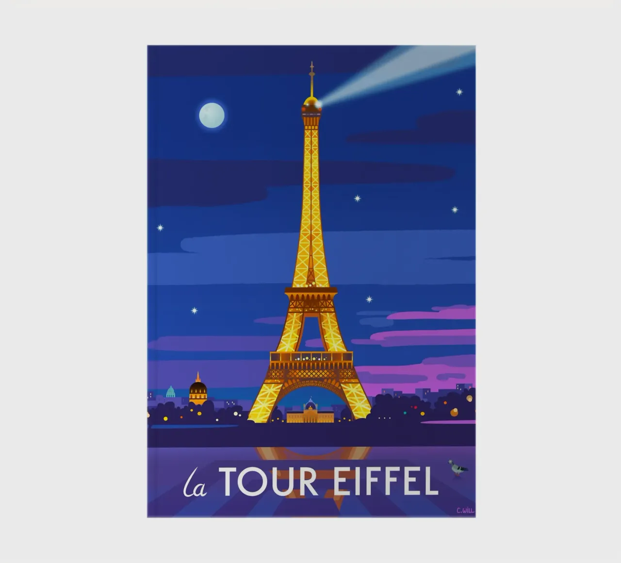 Eiffel Tower notebook by C.WILL