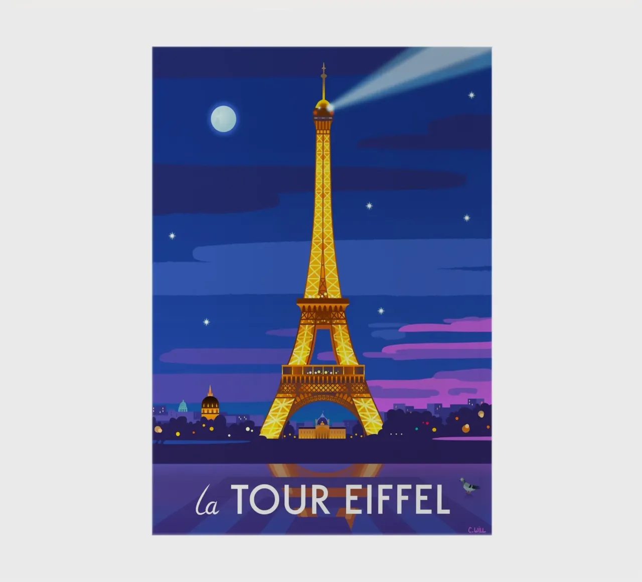 Eiffel Tower notebook by C.WILL