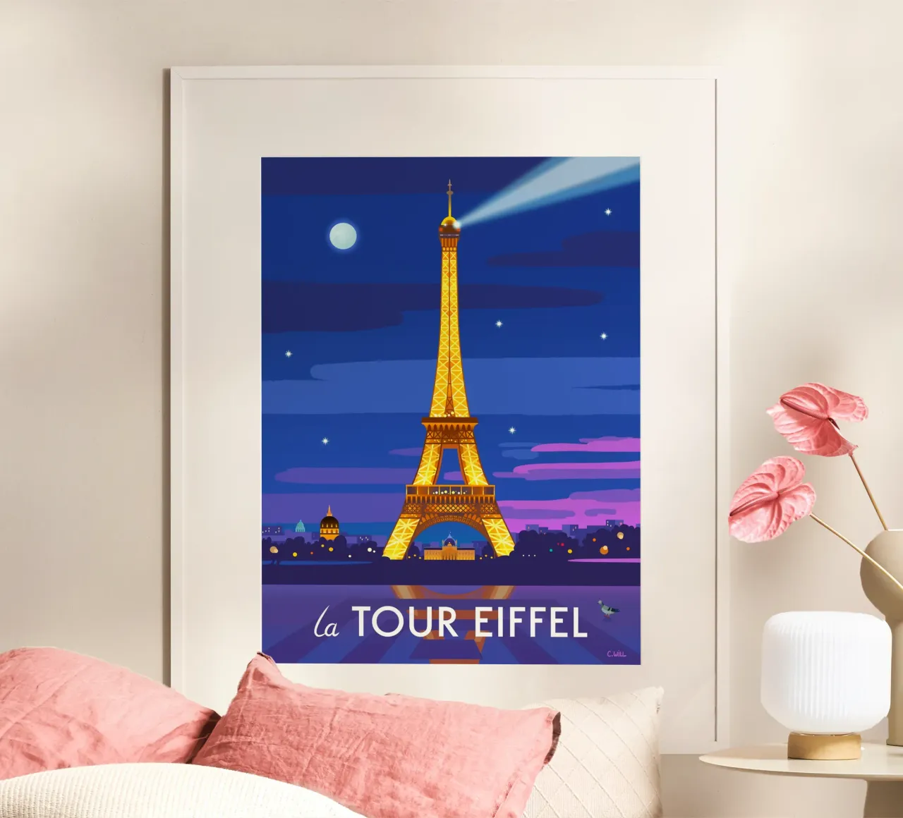 Eiffel Tower poster da C.WILL