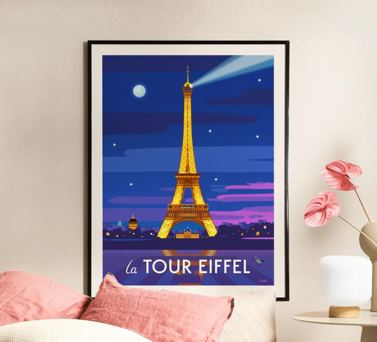 Eiffel Tower poster da C.WILL