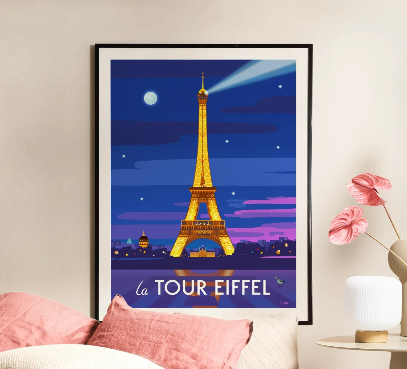 Eiffel Tower poster da C.WILL