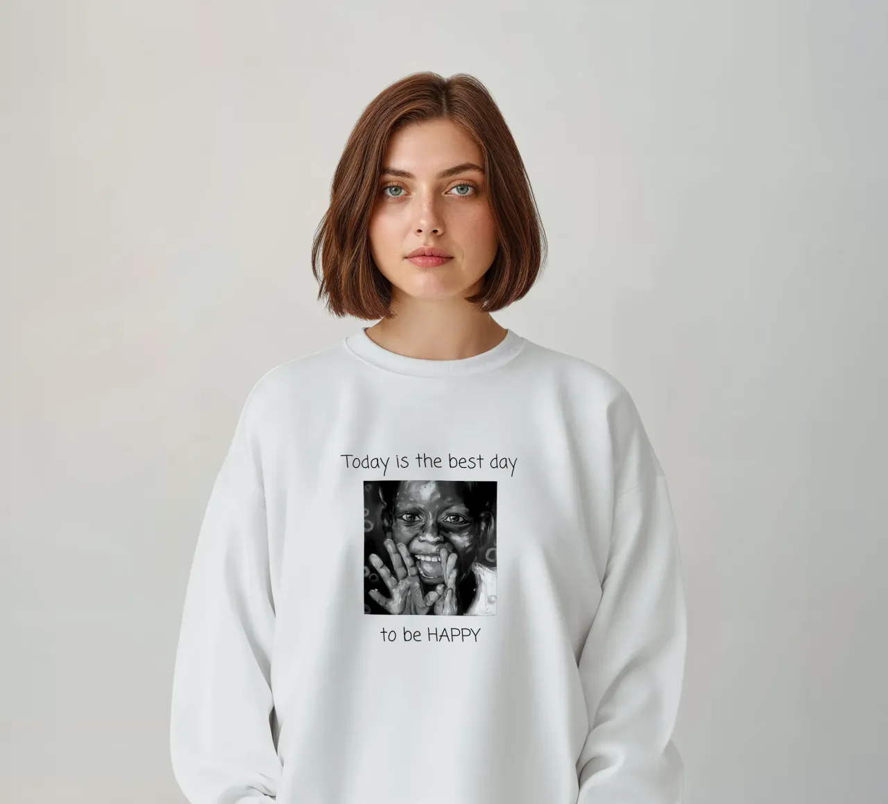 TODAY BE HAPPY felpa da Happy 😃 Art 🎨 by Christine Schnoell