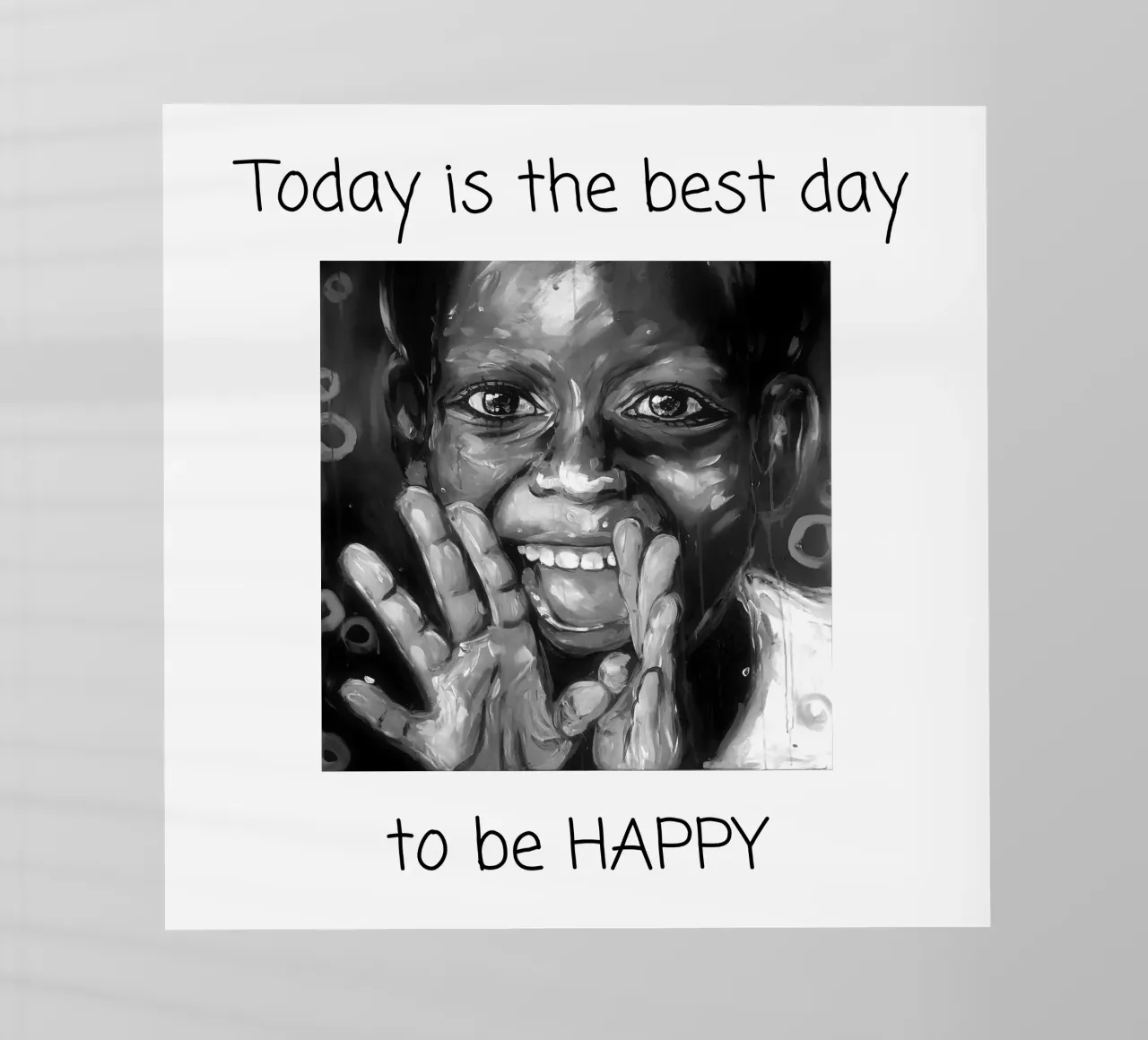 TODAY BE HAPPY pellicola backlit da Happy 😃 Art 🎨 by Christine Schnoell
