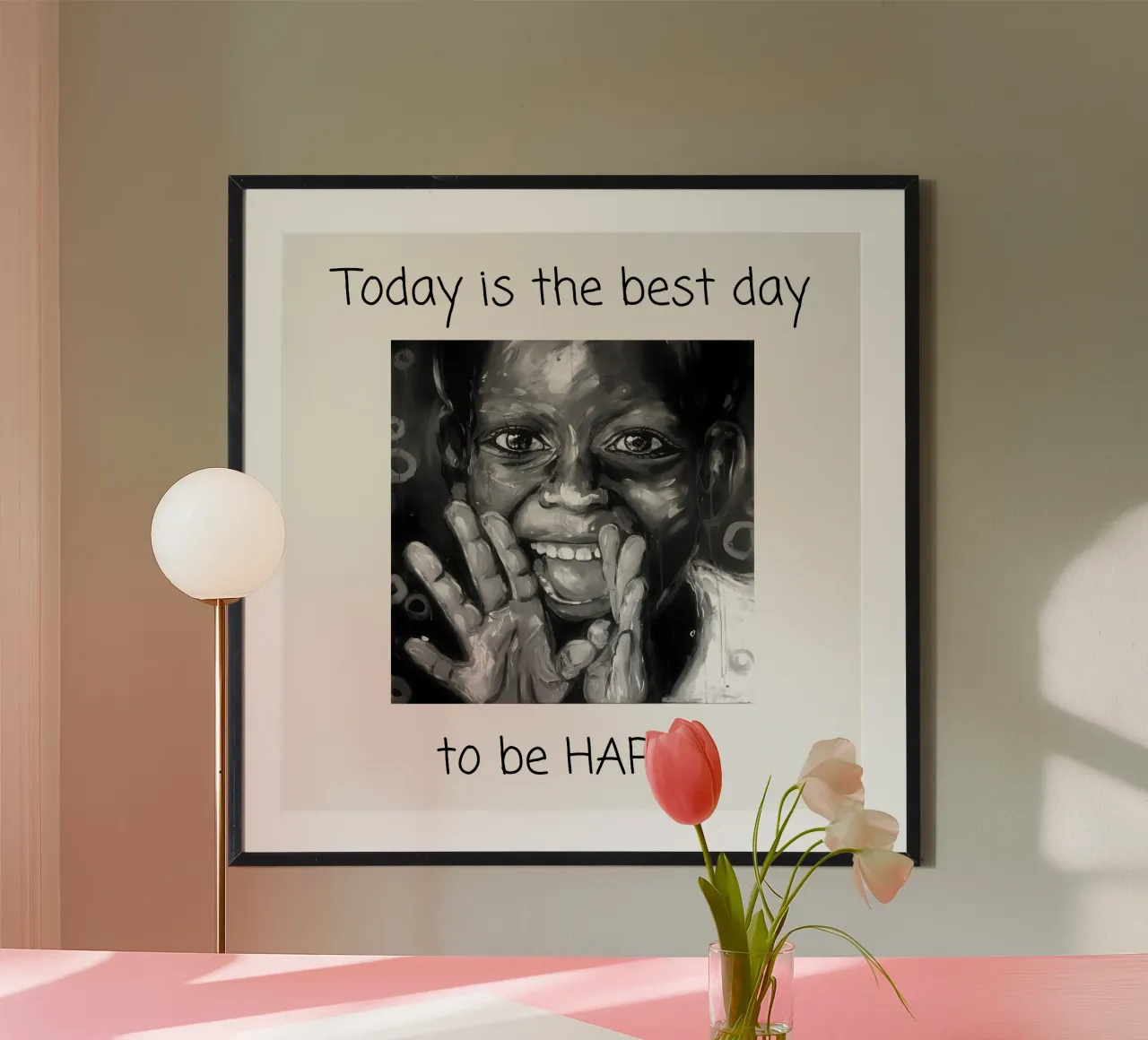 TODAY BE HAPPY carta hahnemühle da Happy 😃 Art 🎨 by Christine Schnoell