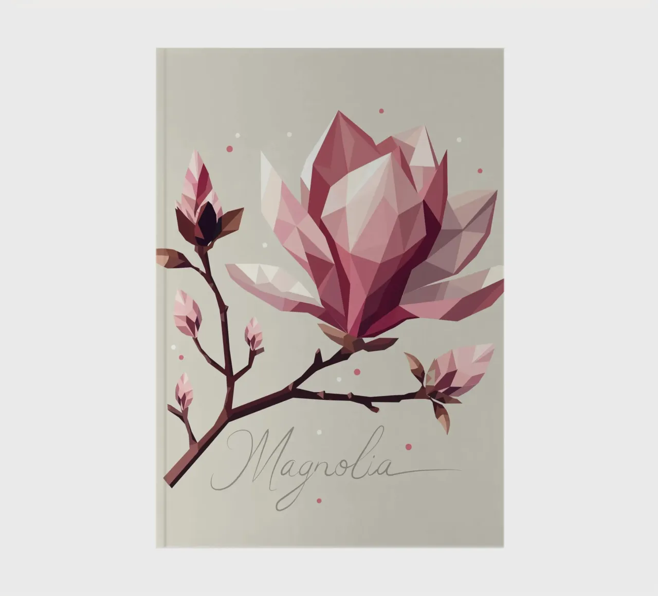 Fiori di magnolia con aspetto poligonale - Bellezza delicata diario da namosh