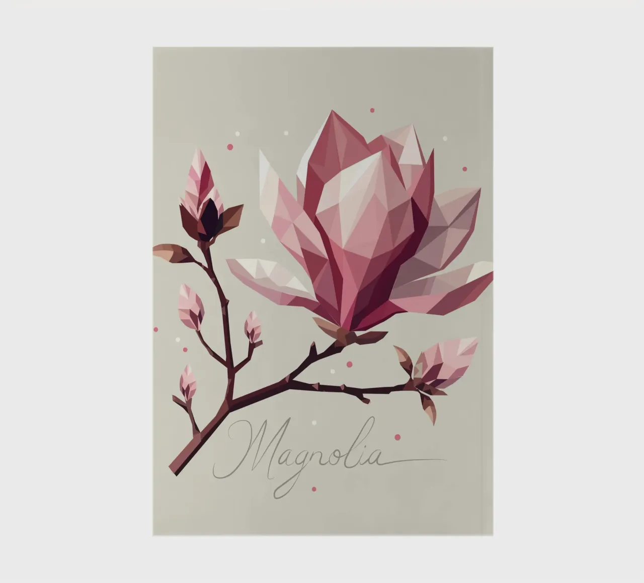 Fiori di magnolia con aspetto poligonale - Bellezza delicata diario da namosh