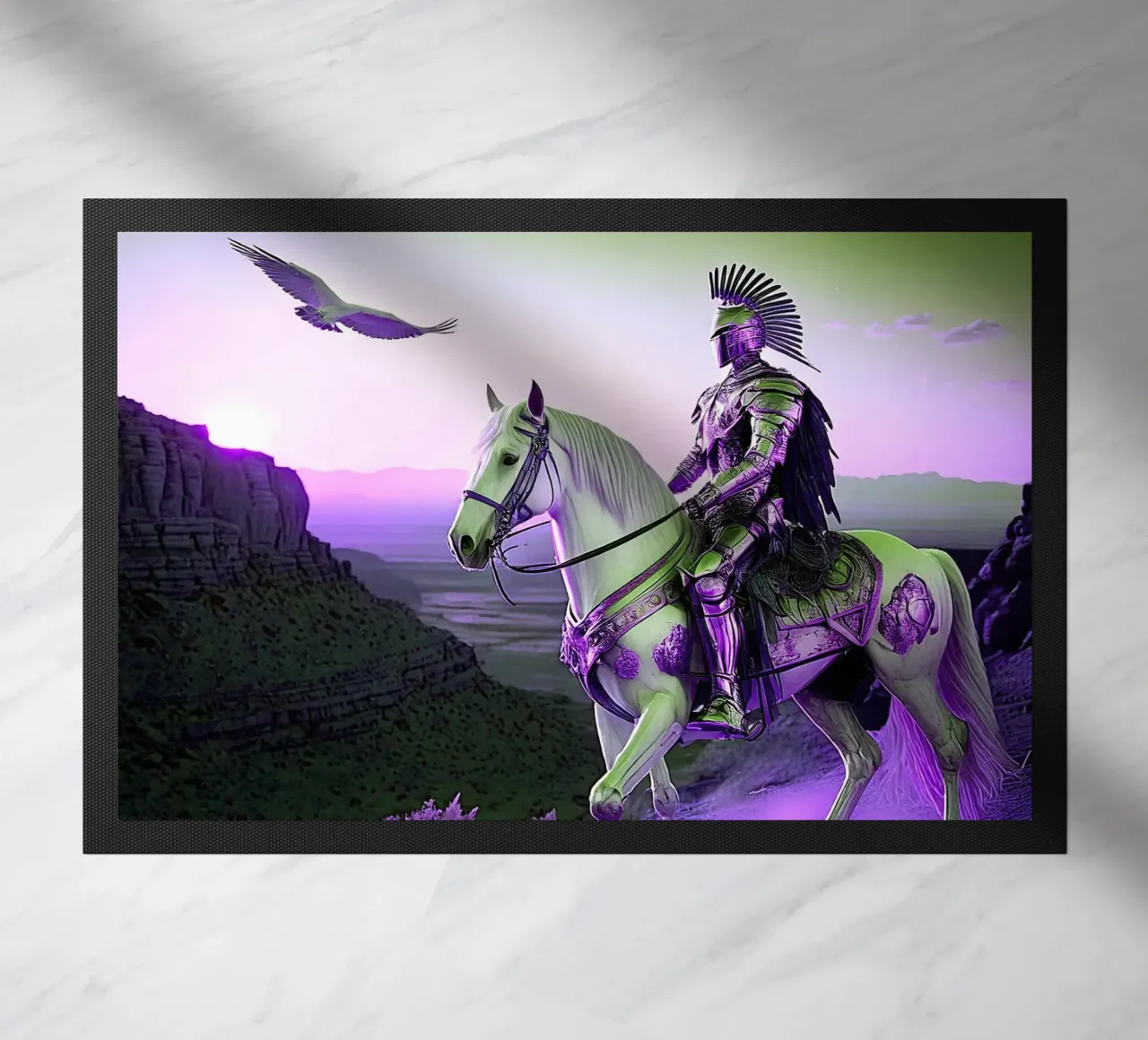 CHEVALIER SUR UN CHEVAL. VIOLET zerbino da Thierry vobmann photography