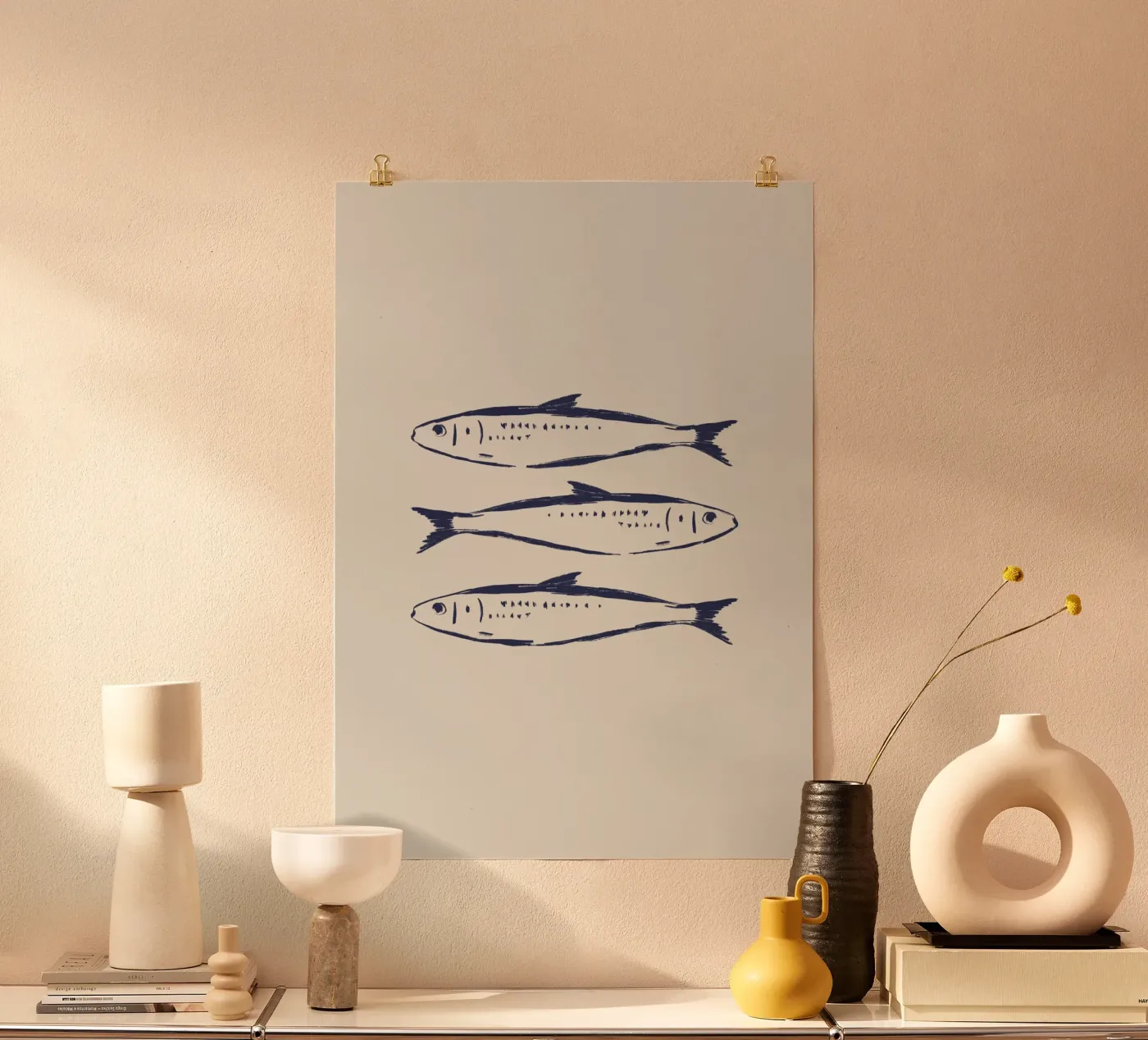 Sardine blu. poster da Sixmai