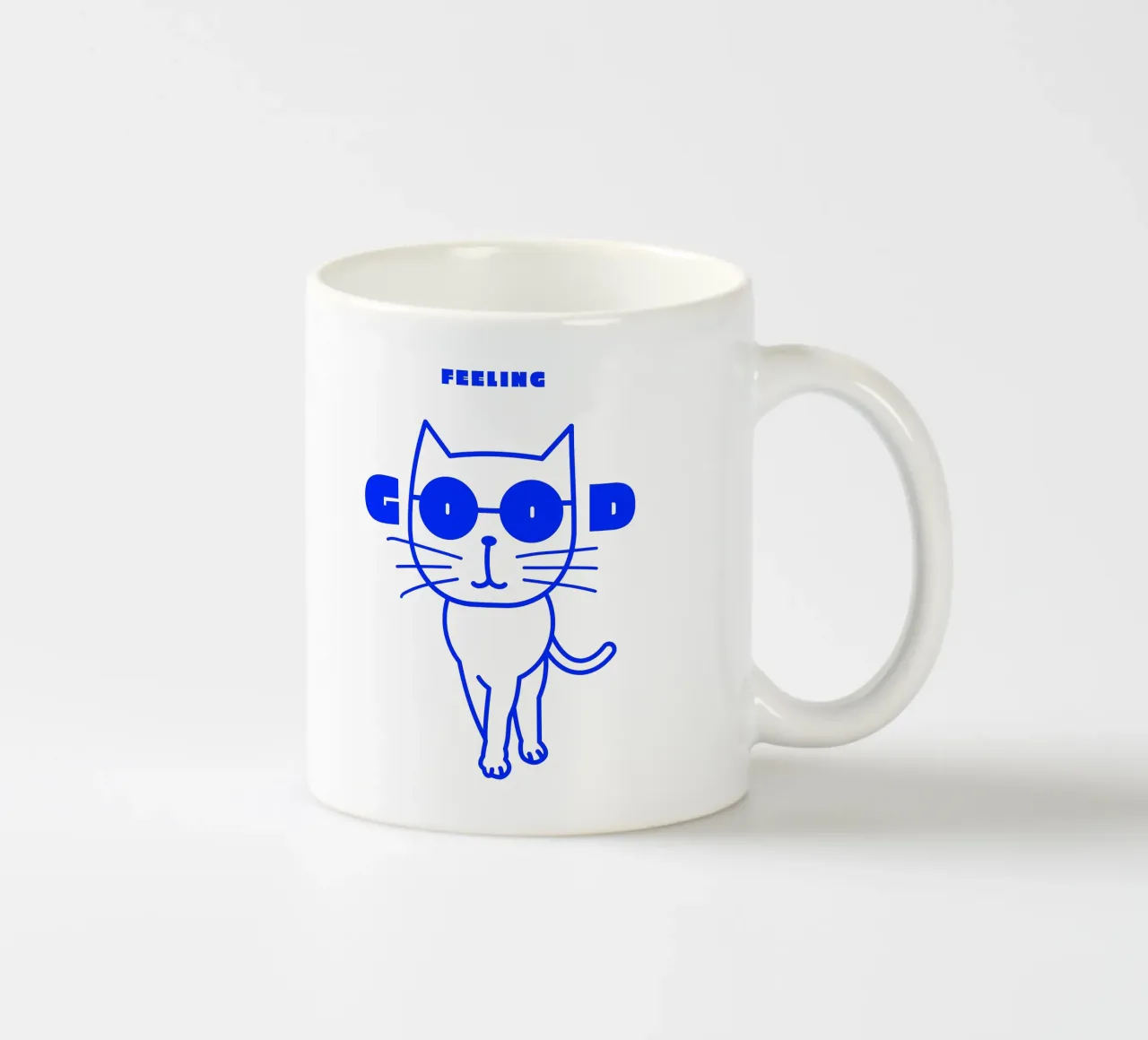 Feeling Good Cat tazza in ceramica da Bureau Purpur