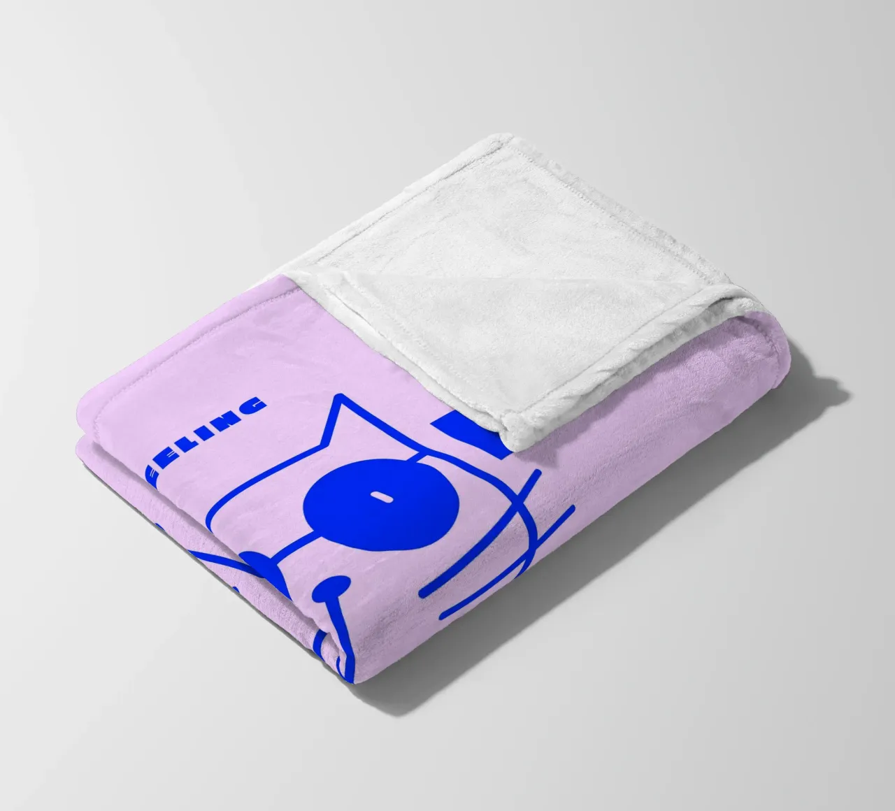 Feeling Good Cat coperta in pile da Bureau Purpur