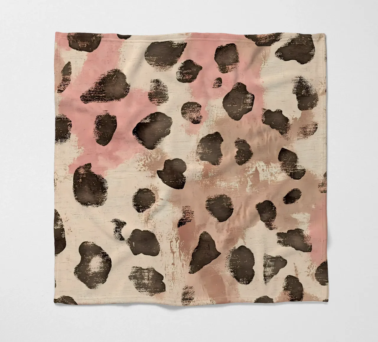 Leopard & Pink coperta in pile da IamHomeStudio