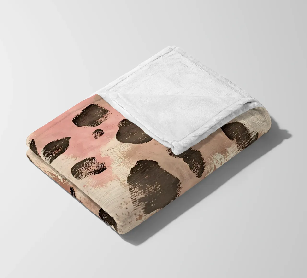 Leopard & Pink coperta in pile da IamHomeStudio