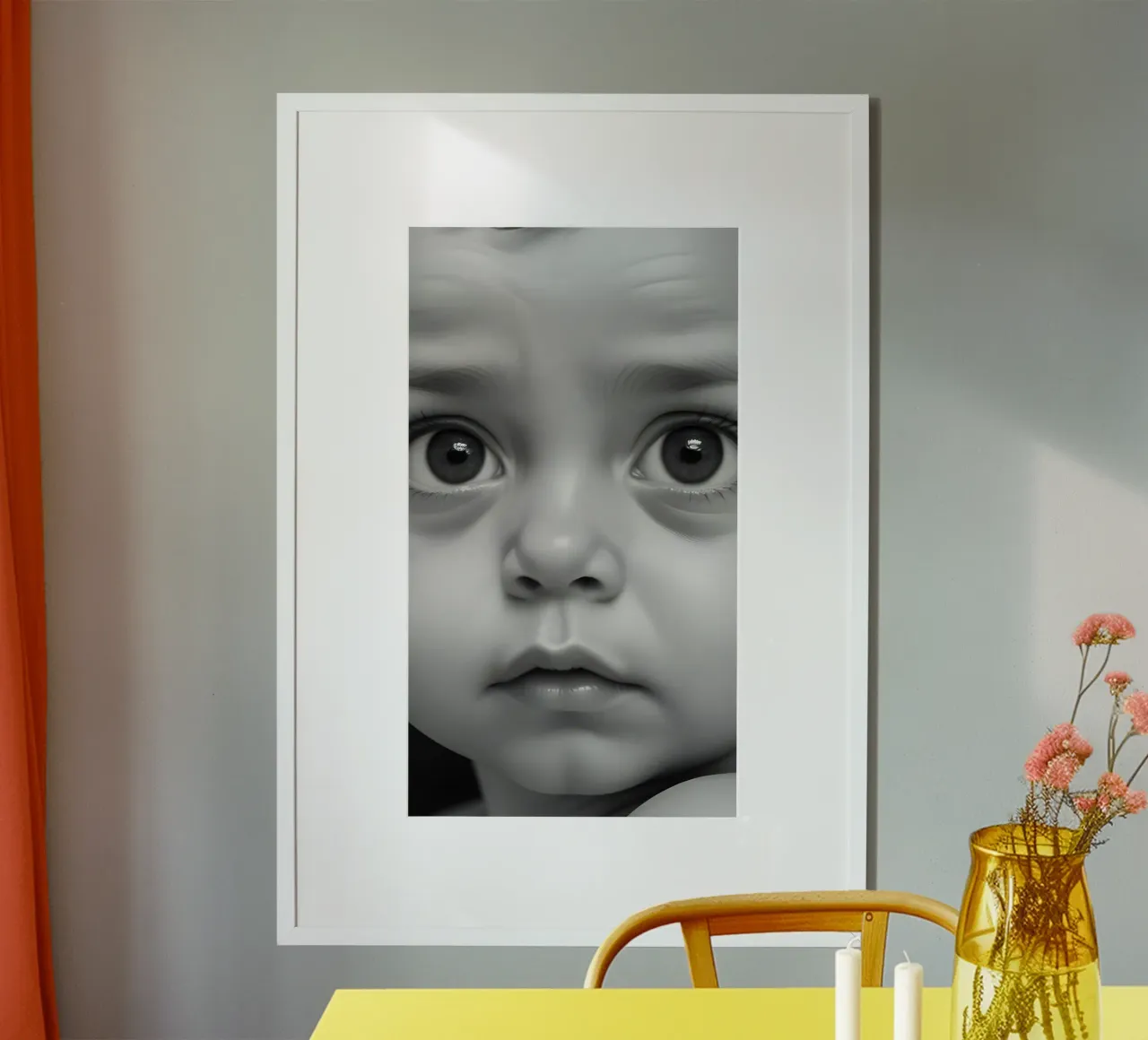 People6 poster with wooden frame by POSTERS - Peter Lorenz