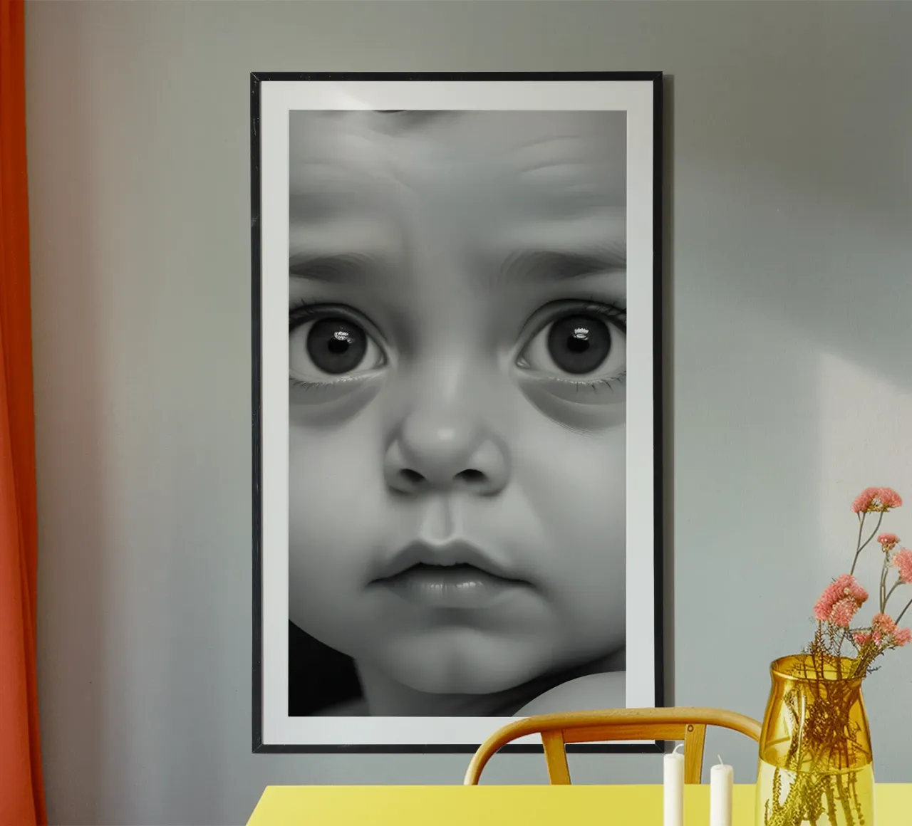 People6 poster with wooden frame by POSTERS - Peter Lorenz