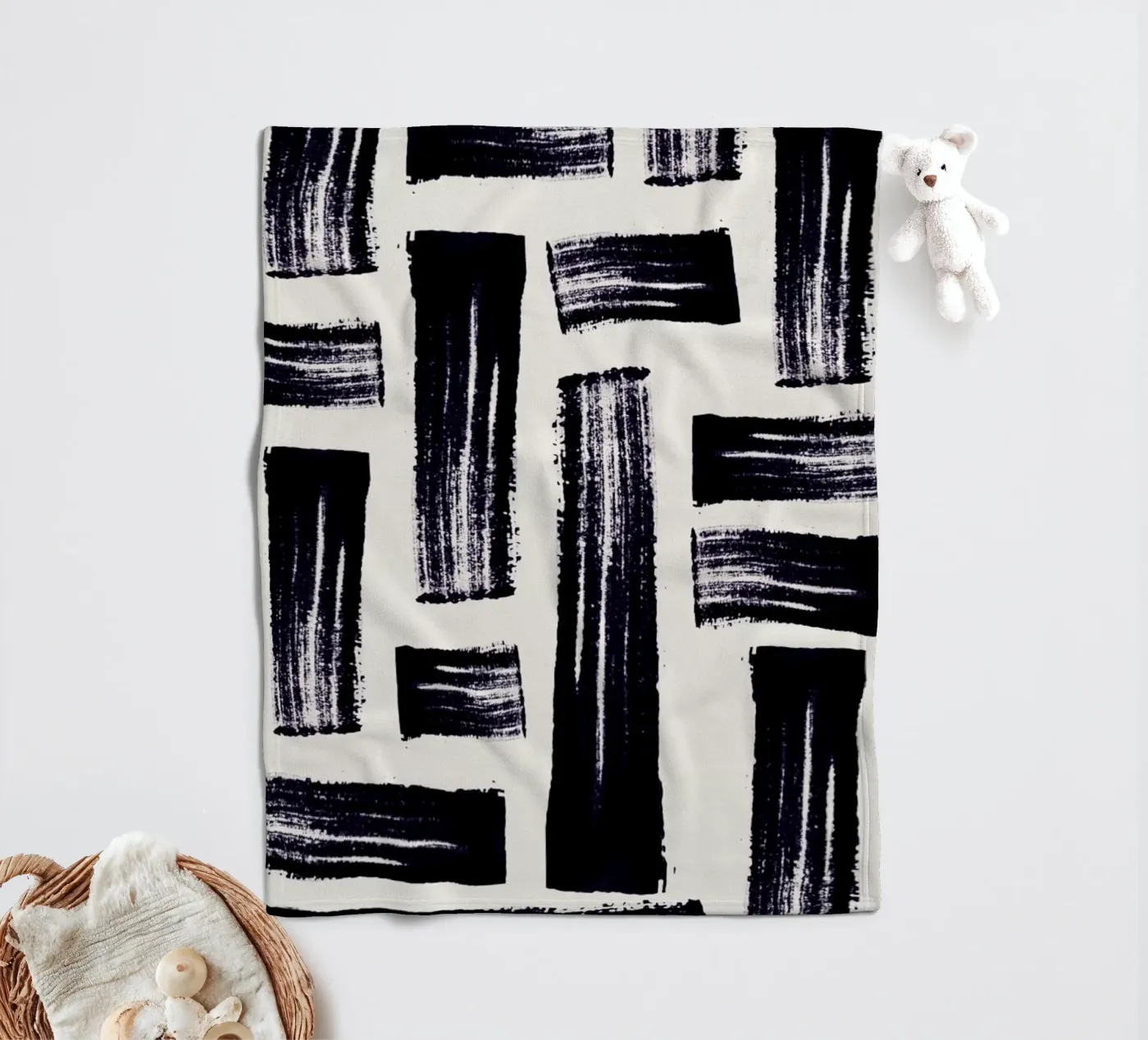 Maze Fleecedecke von Graphite