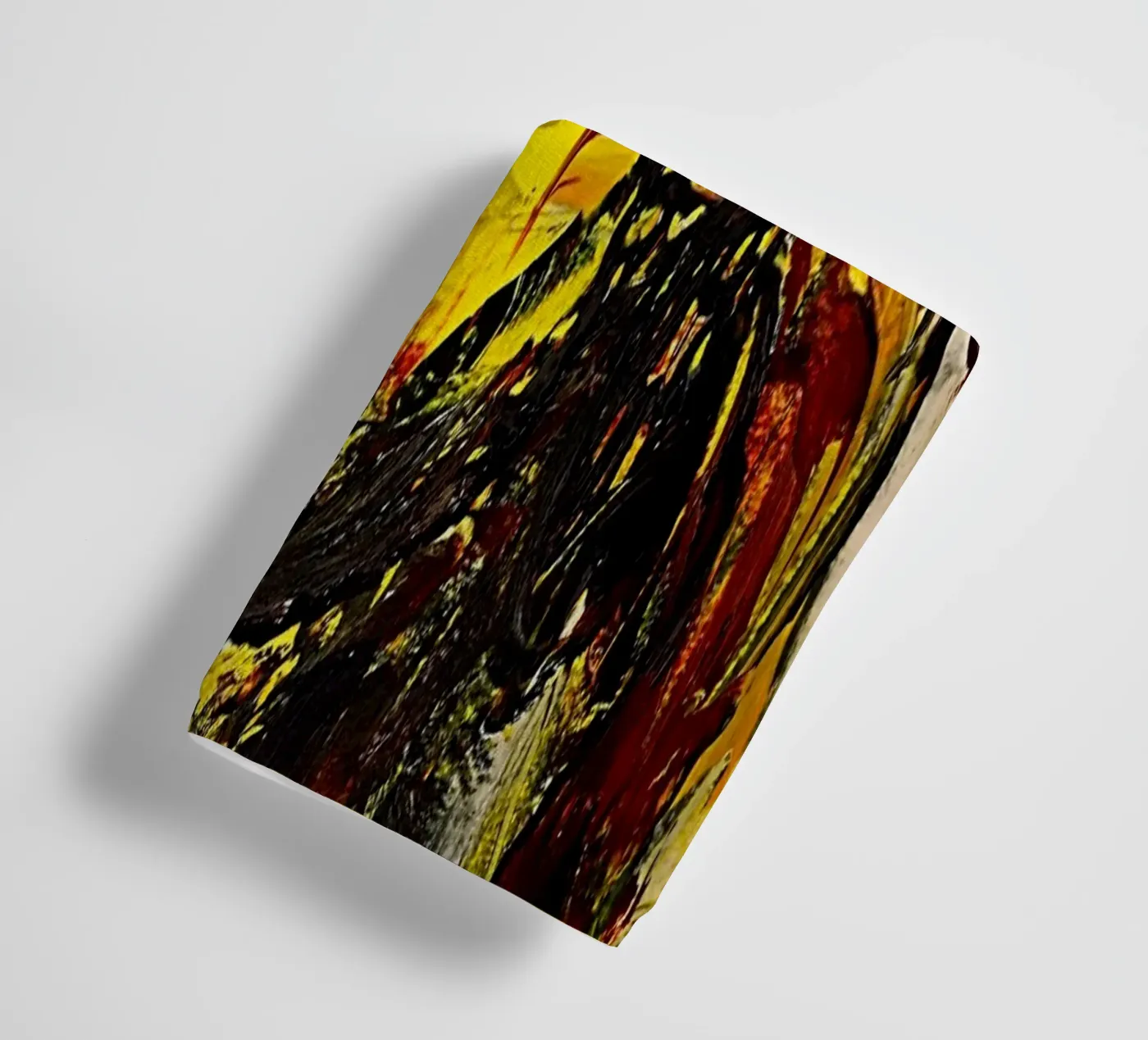 DANCING FLOWERS towel by Thierry Vobmann Abstract painting