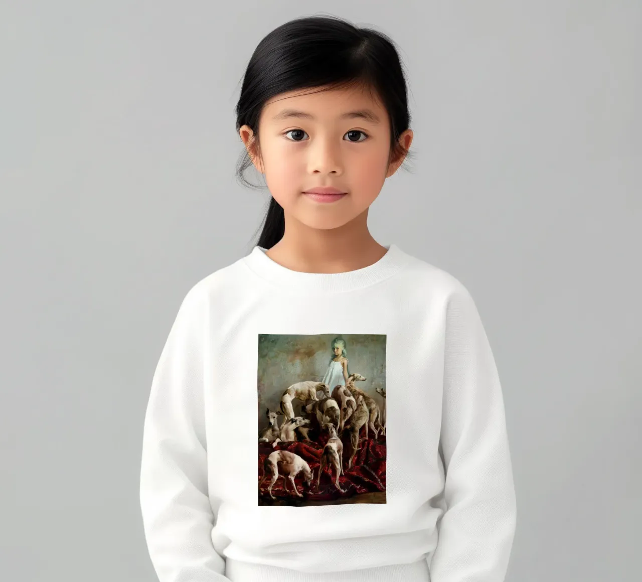 Guillermo Lorca Laura y los perros sudadera para niño de Birgitart