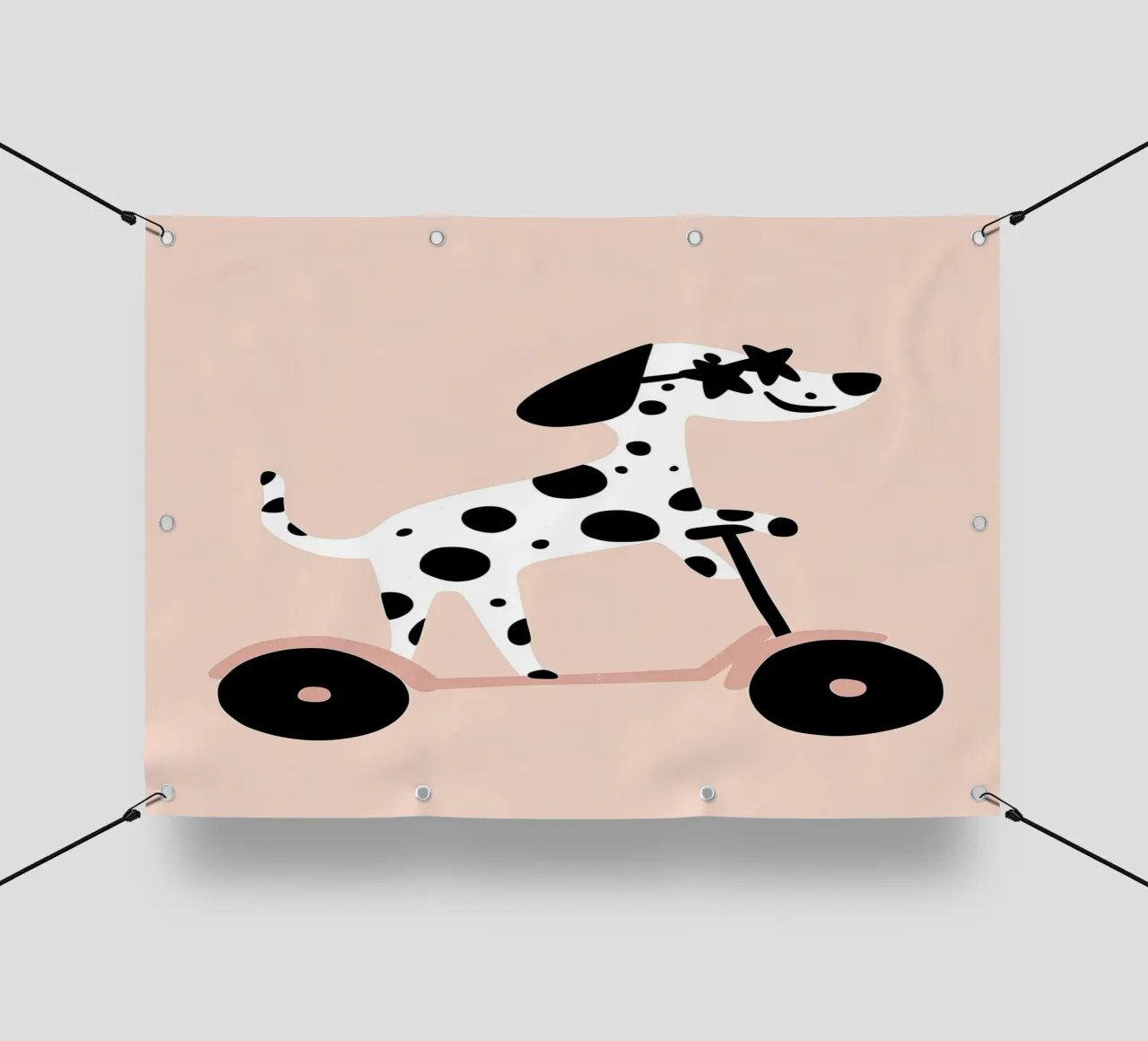 Dalmata in scooter telo in pvc da Little Lola
