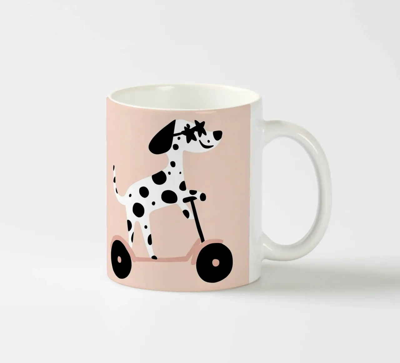Dalmata in scooter tazza in ceramica da Little Lola