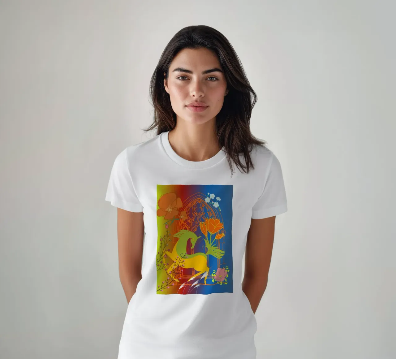 Caballo de flores t-shirt da Studio Tikao