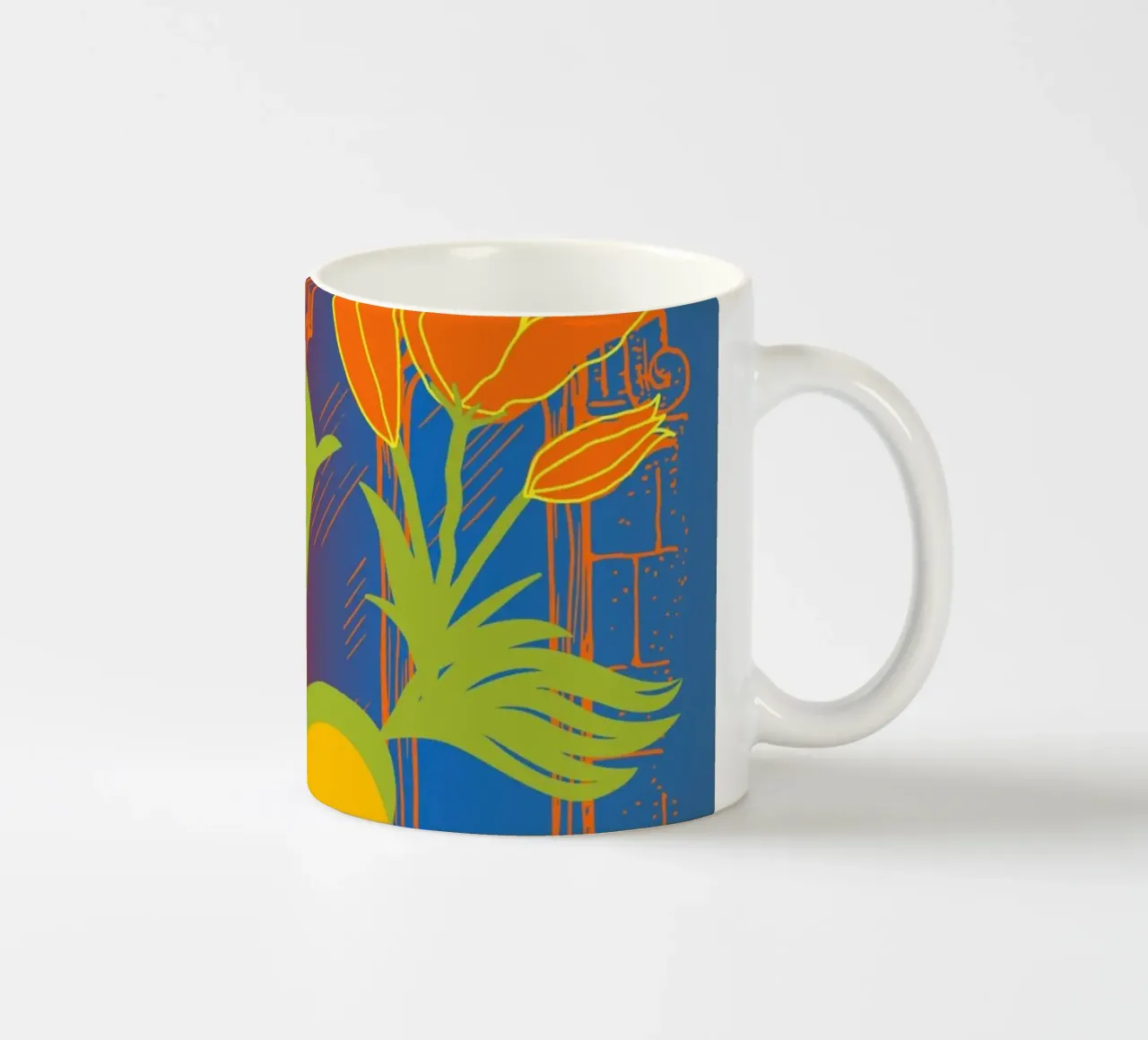 Caballo de flores tazza in ceramica da Studio Tikao