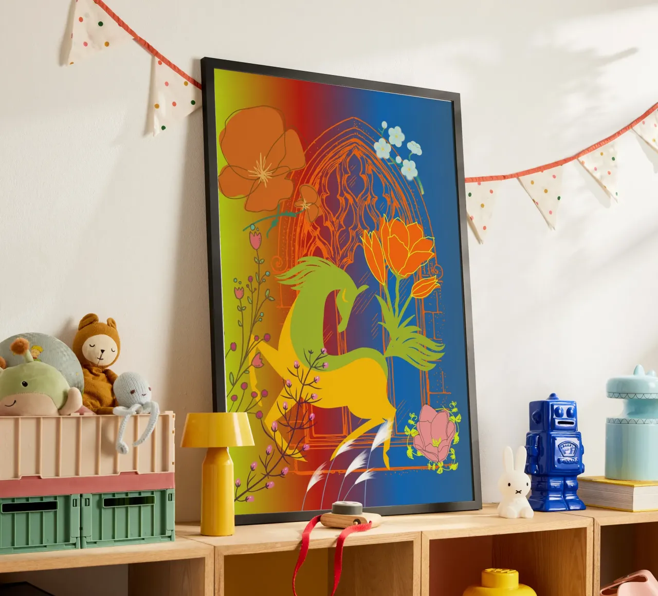 Caballo de flores carta hahnemühle da Studio Tikao