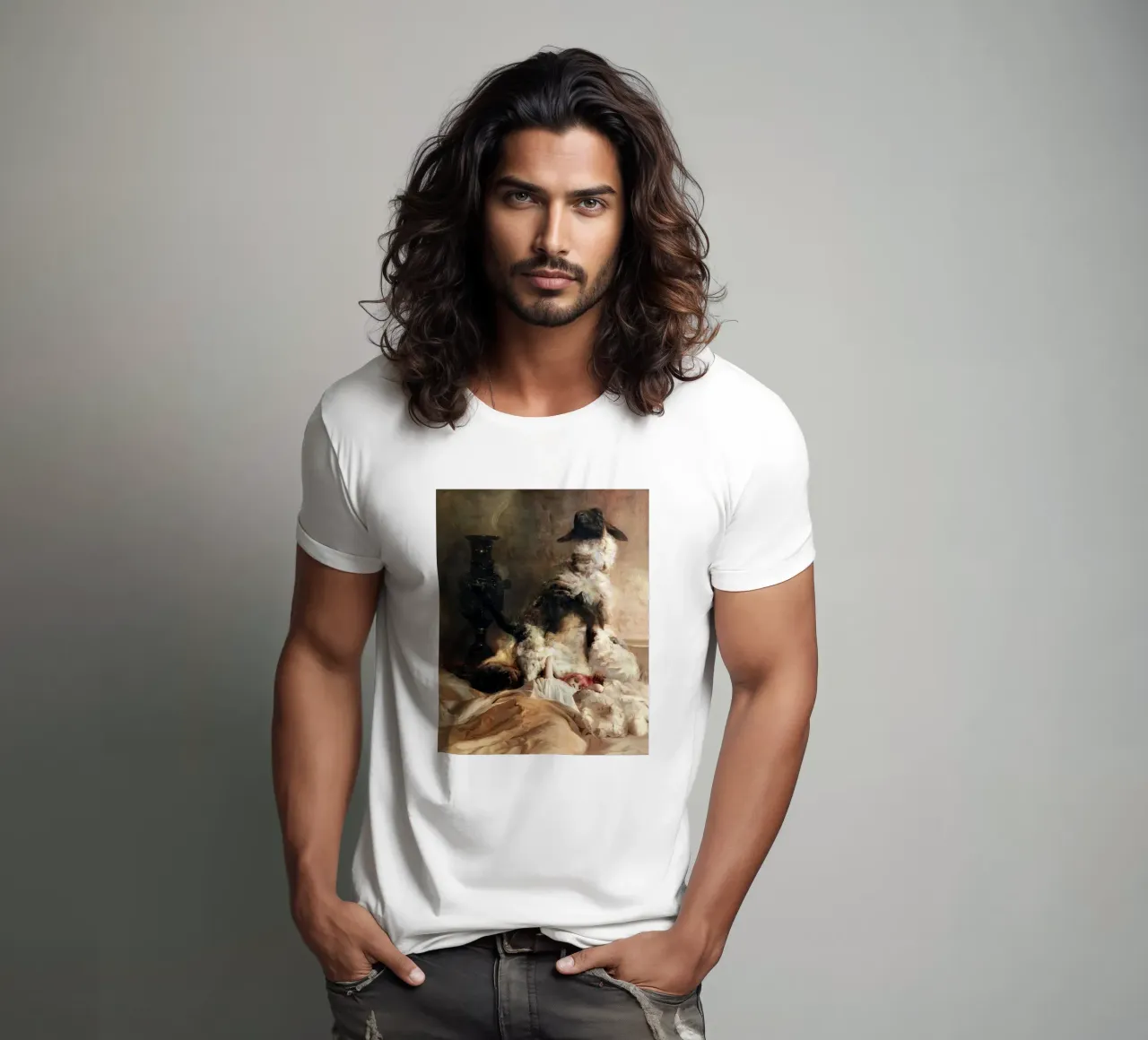 Guillermo Lorca Laura e la pecora t-shirt da Birgitart