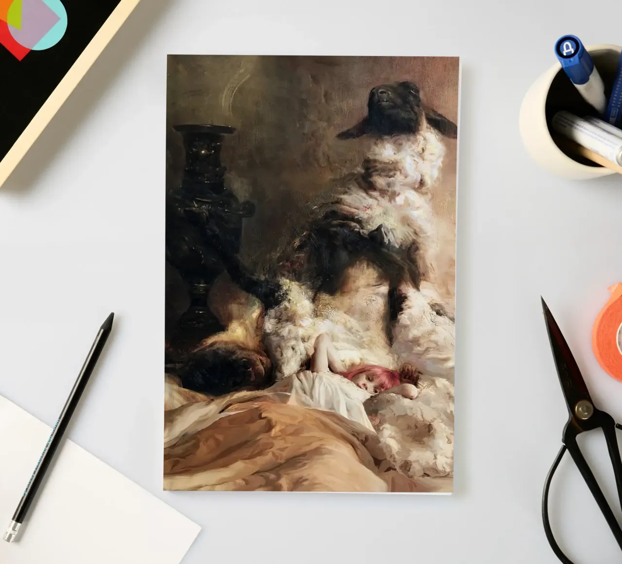 Guillermo Lorca Laura and the Sheep notebook by Birgitart