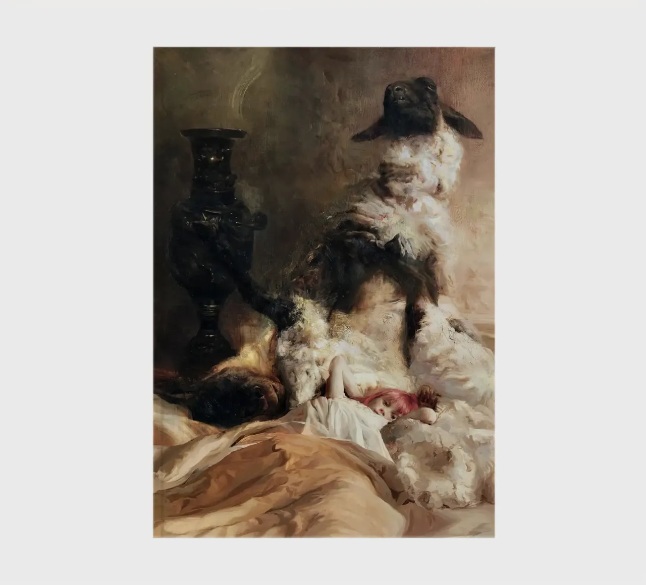 Guillermo Lorca Laura and the Sheep notebook by Birgitart