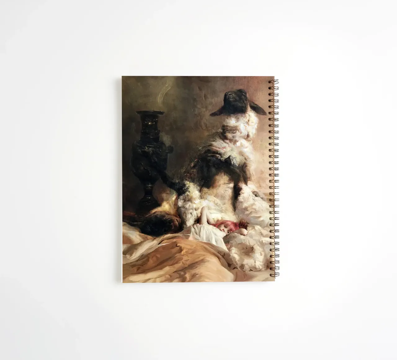Guillermo Lorca Laura and the Sheep spiral notebook by Birgitart