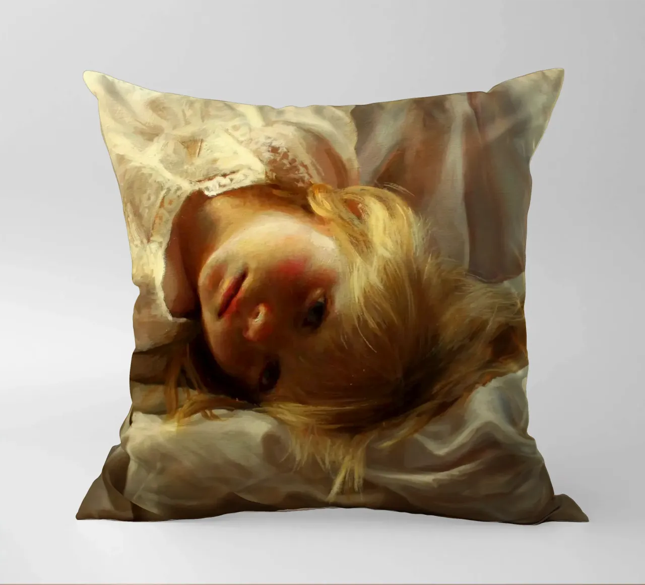Guillermo Lorca Laura Head cuscino da Birgitart