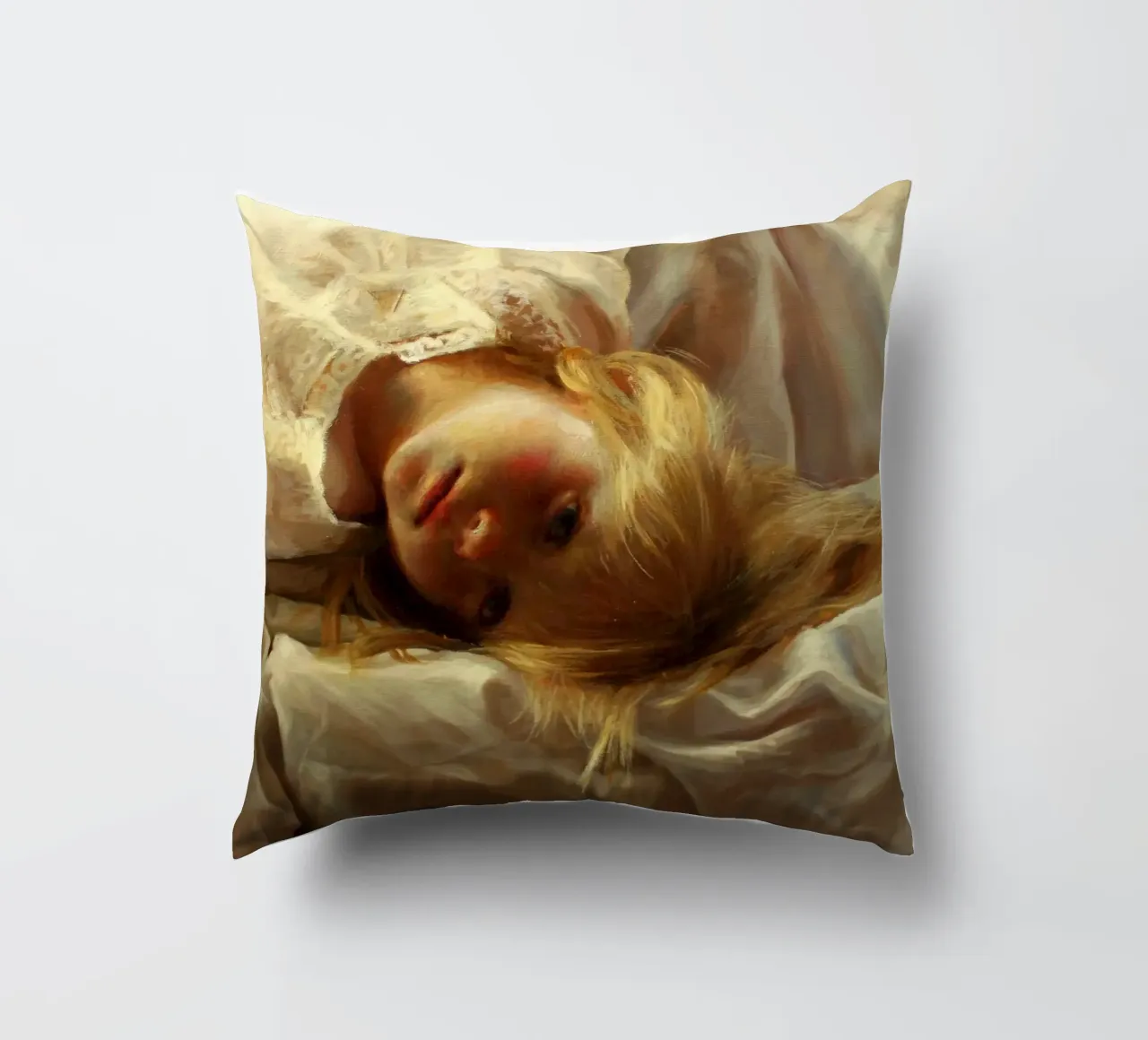 Guillermo Lorca Laura Head cuscino da Birgitart