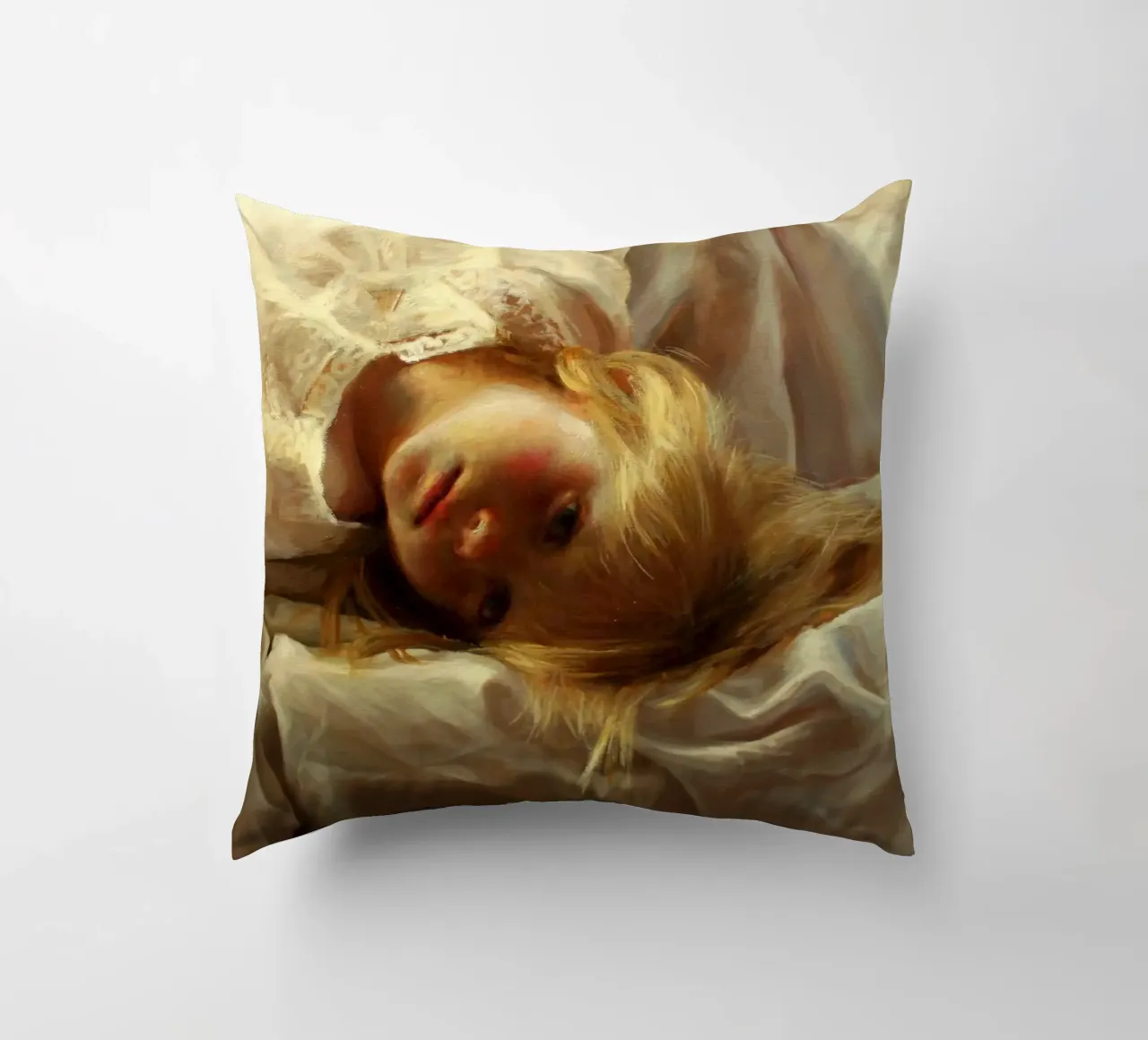 Guillermo Lorca Laura Head cuscino da Birgitart