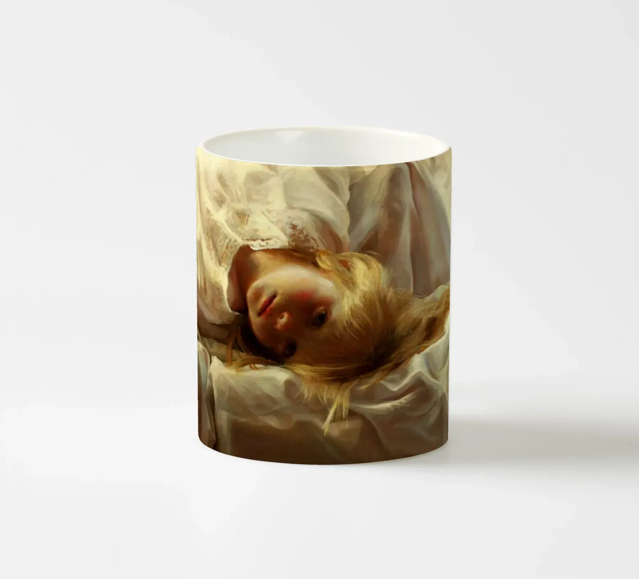 Guillermo Lorca Laura Head tazza in ceramica da Birgitart