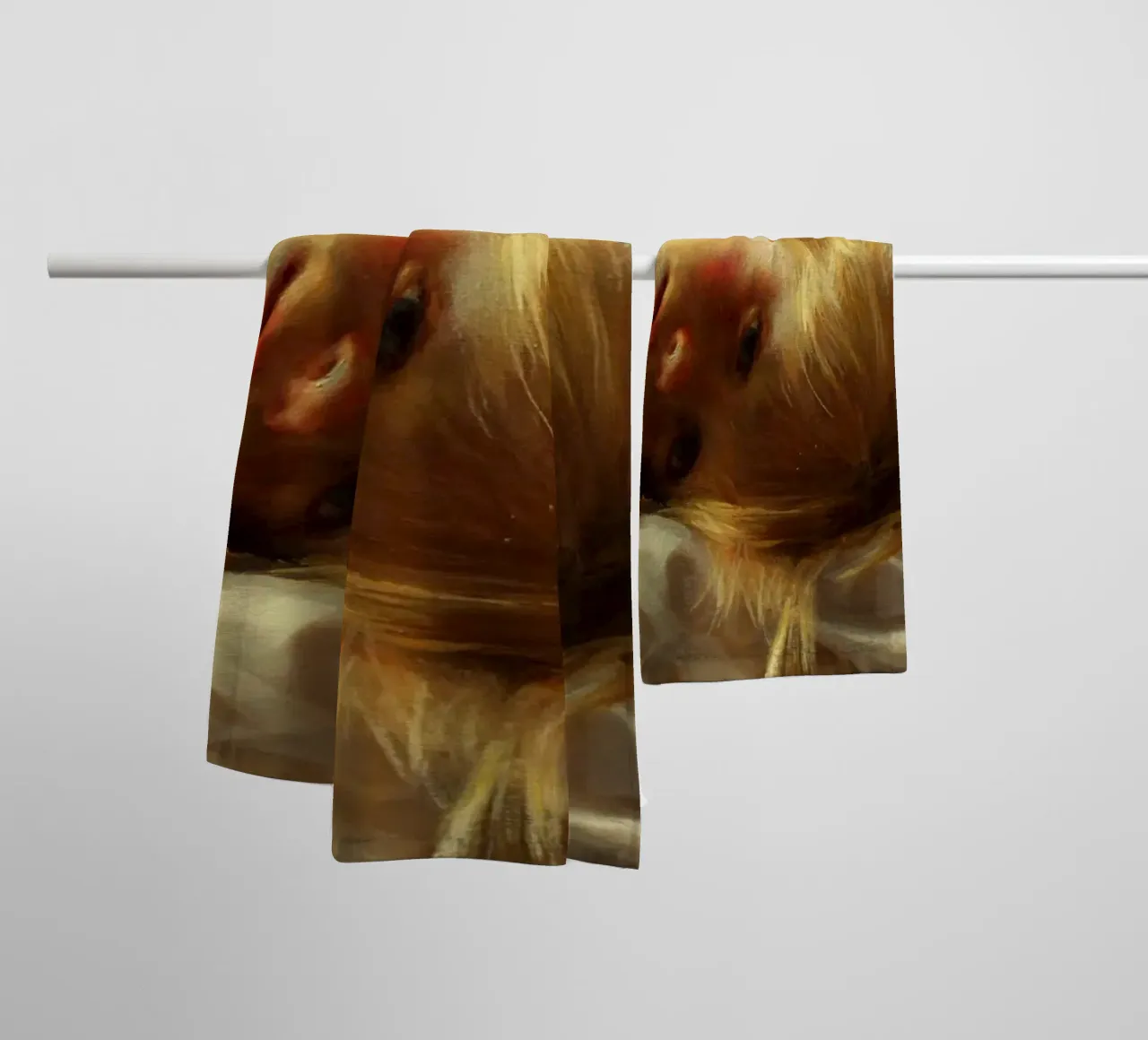 Guillermo Lorca Laura Head asciugamano da bagno da Birgitart