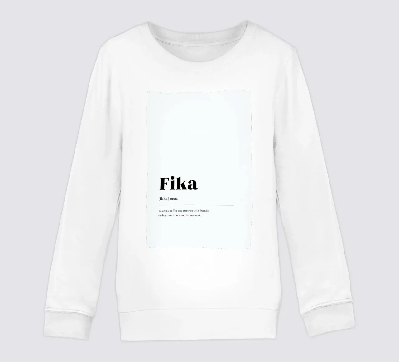 Fika felpa bambino da daylight design studio
