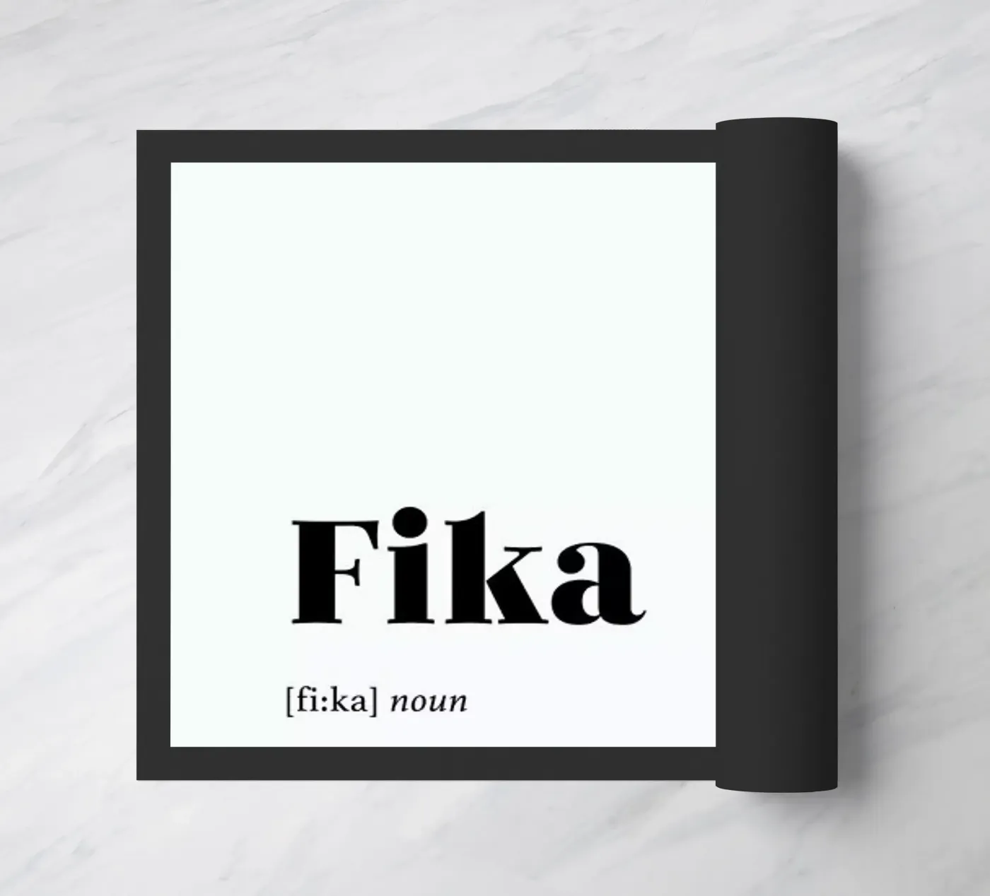 Fika doormat by daylight design studio