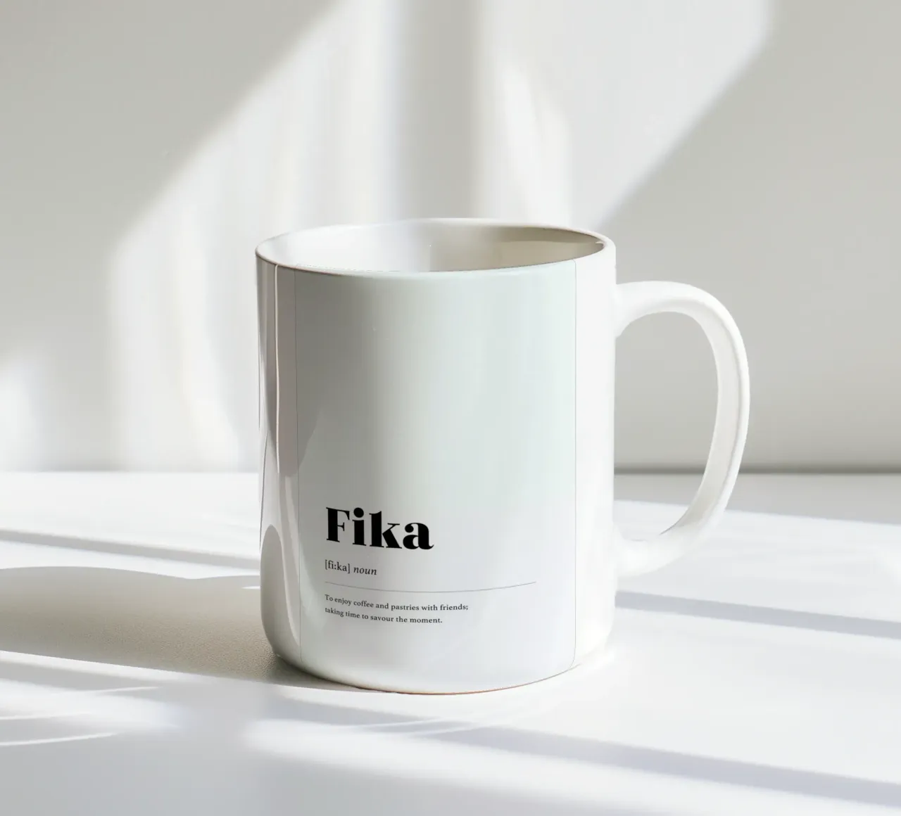 Fika ceramic mug by daylight design studio