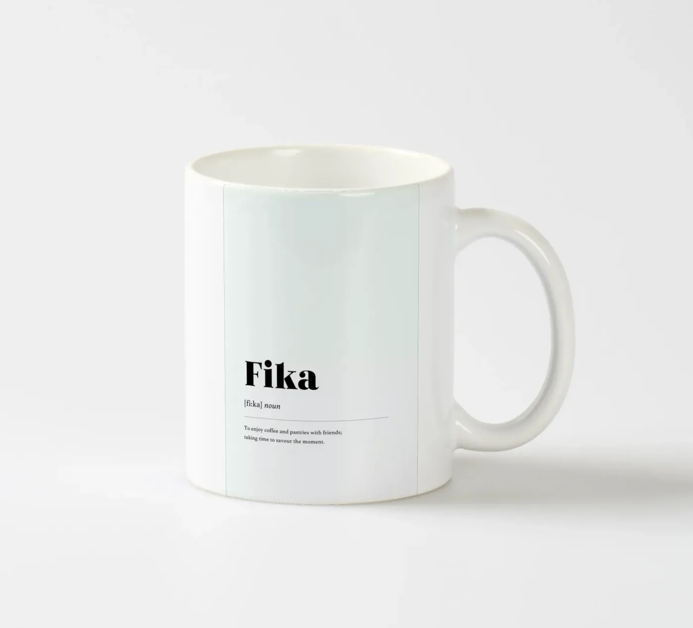 Fika ceramic mug by daylight design studio