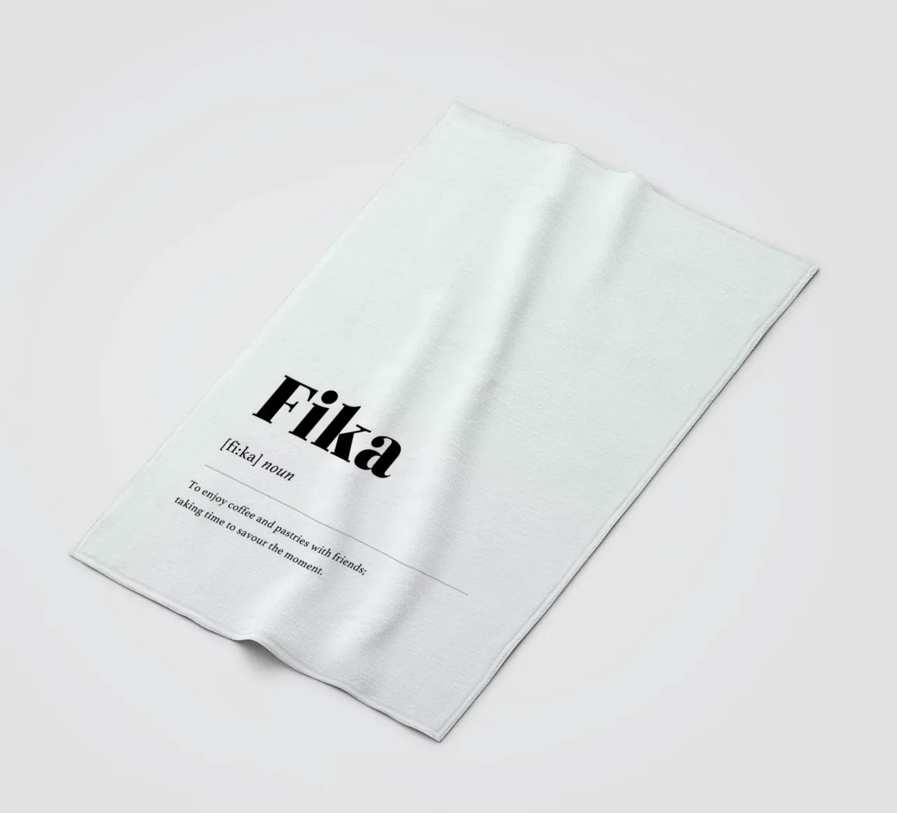 Fika coperta in pile da daylight design studio