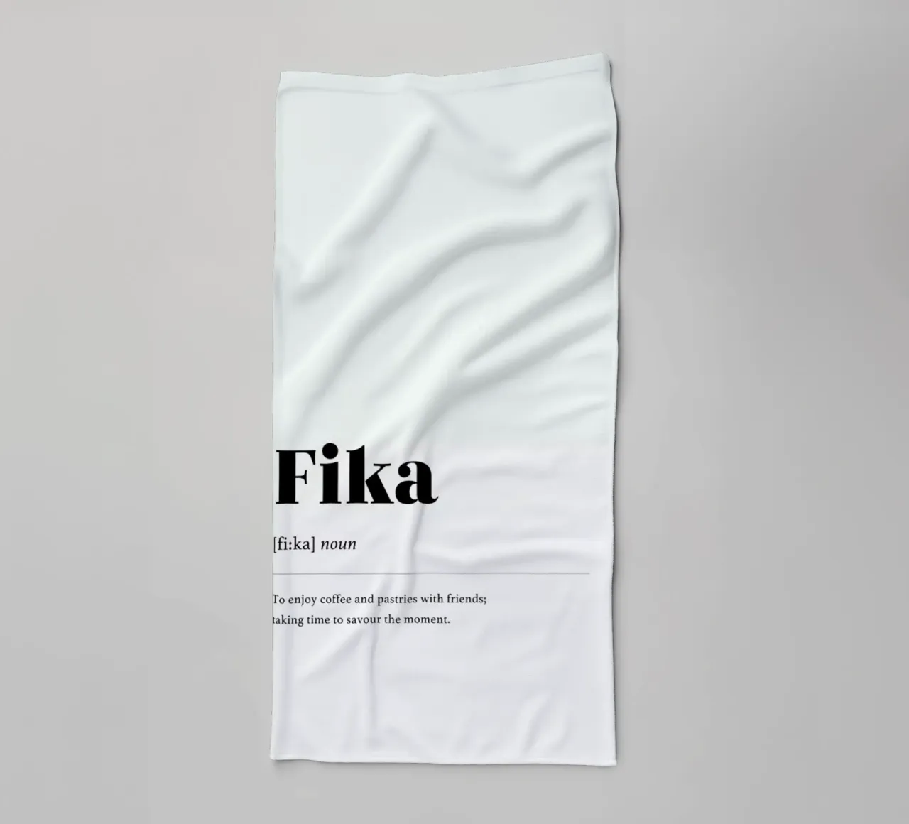 Fika asciugamano da bagno da daylight design studio