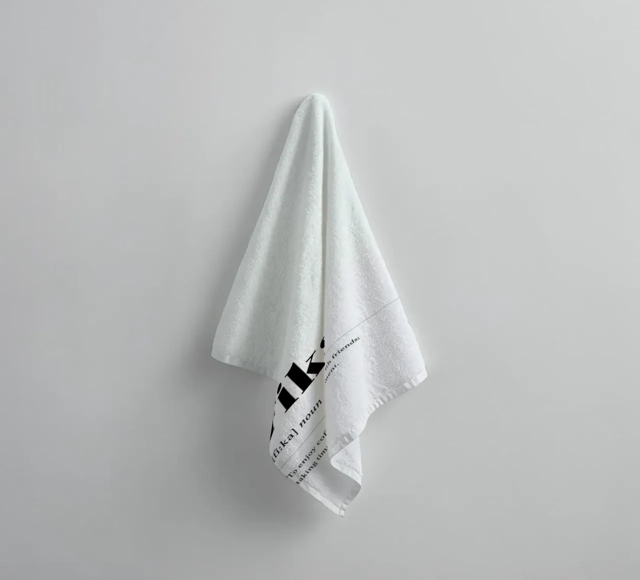 Fika asciugamano da bagno da daylight design studio