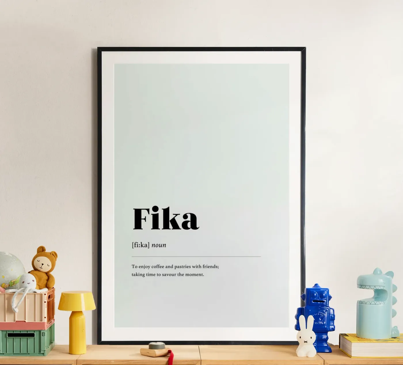 Fika poster by daylight design studio