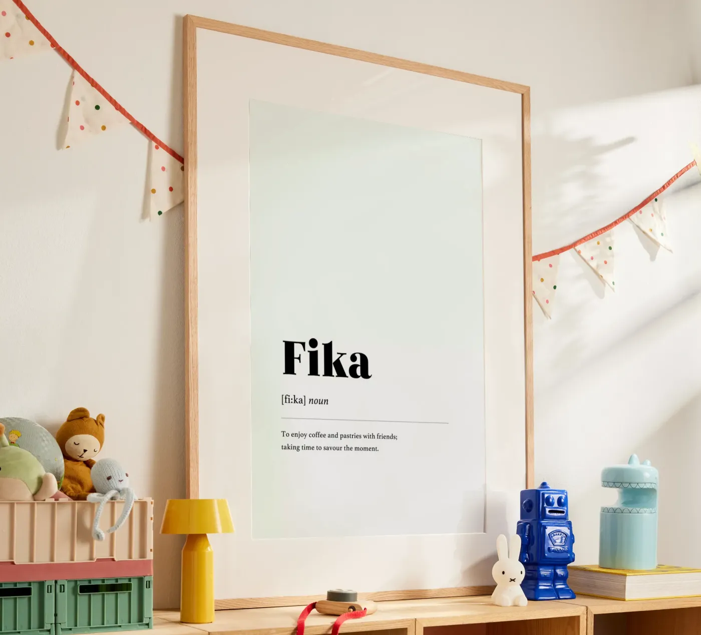Fika poster by daylight design studio