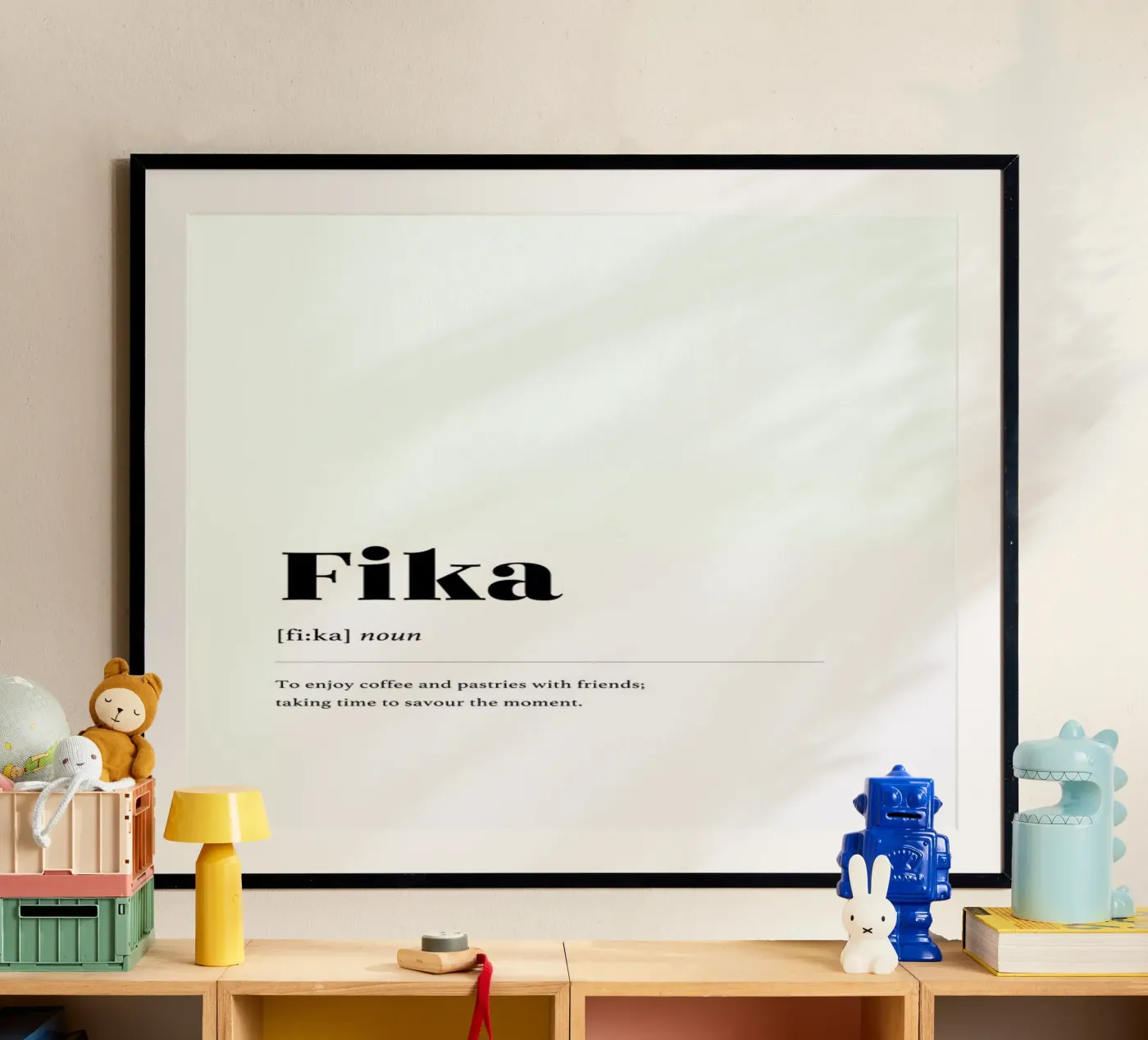 Fika poster by daylight design studio
