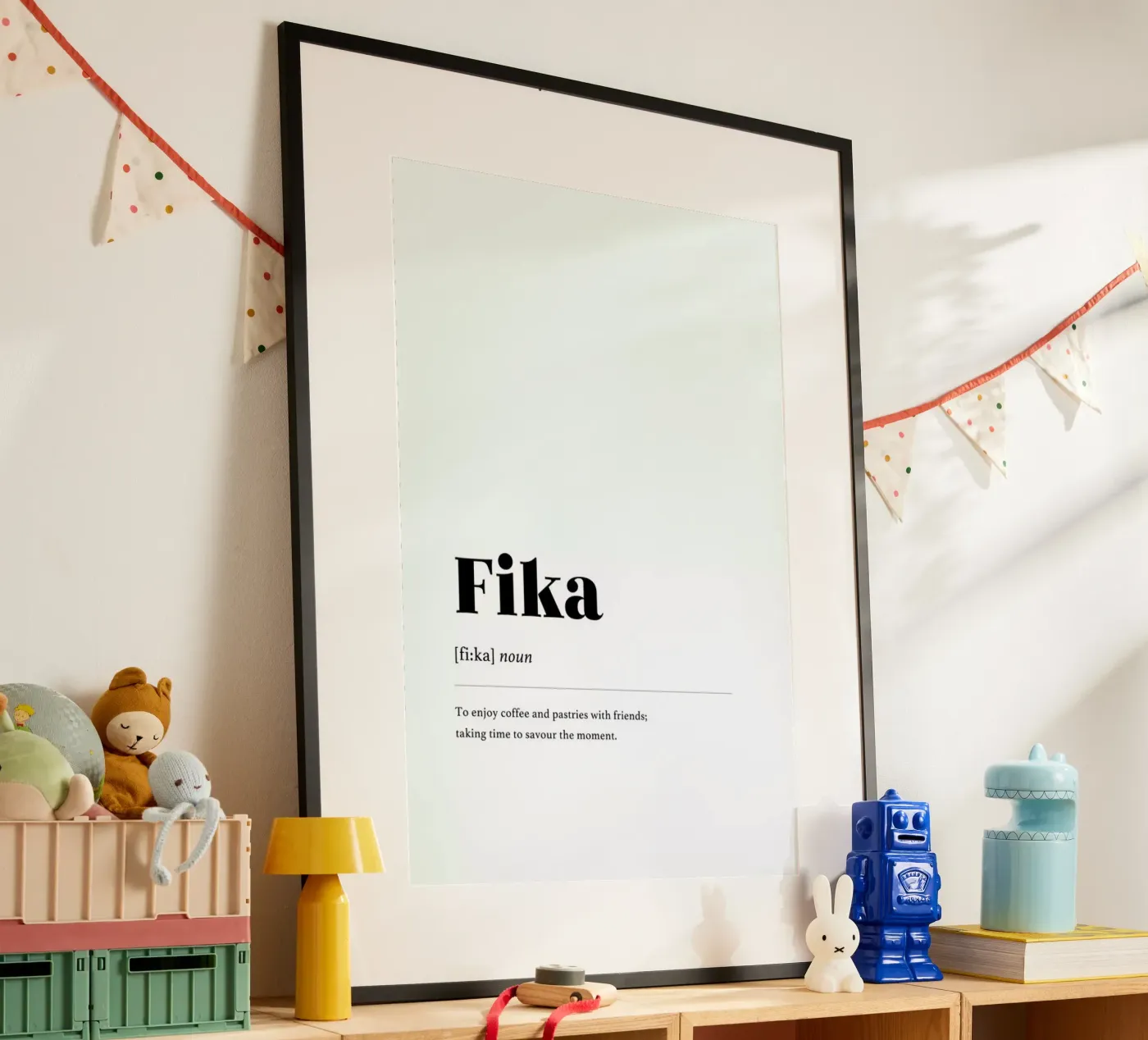 Fika poster by daylight design studio