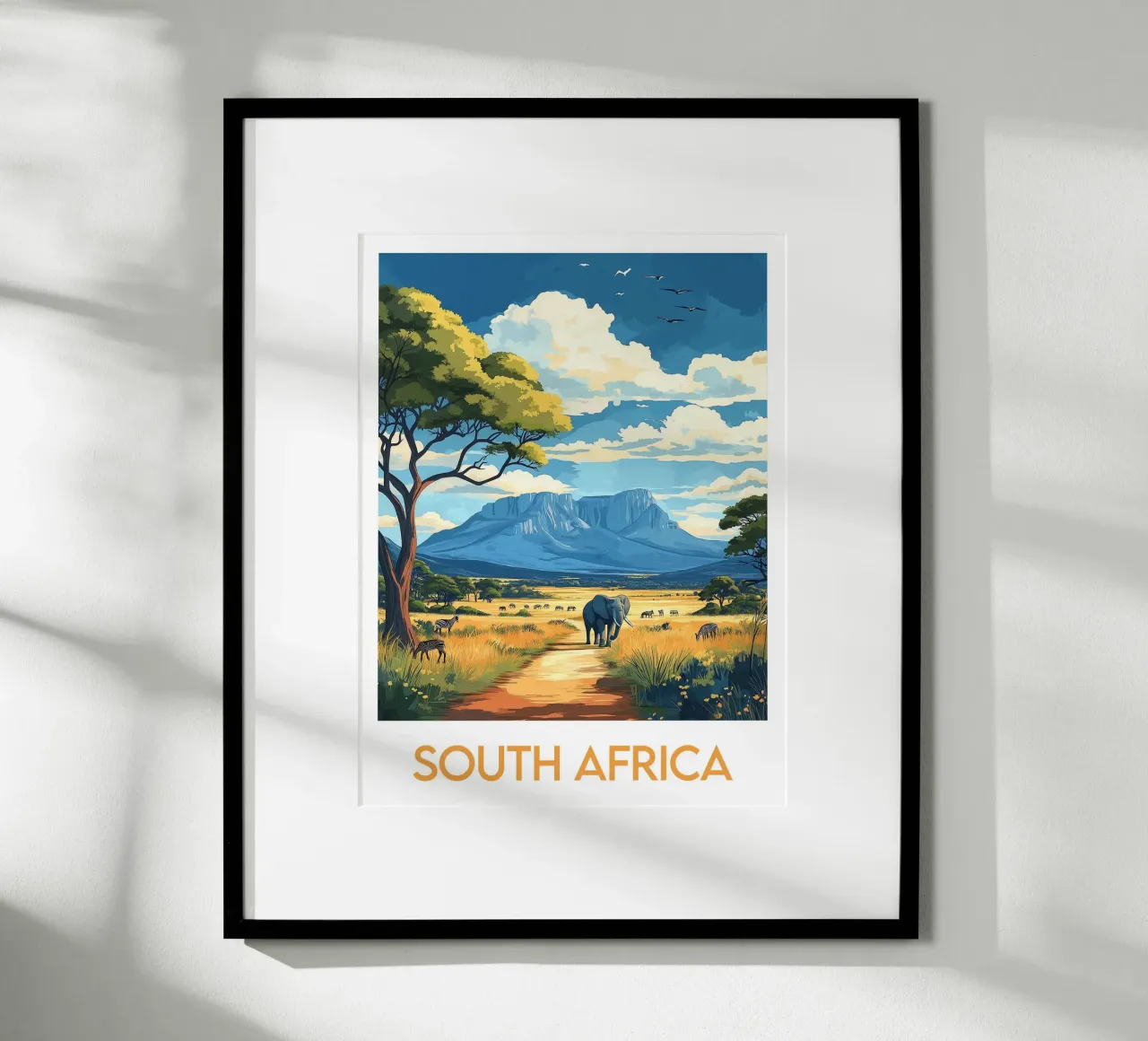Zuid-Afrika poster poster van Frame the World