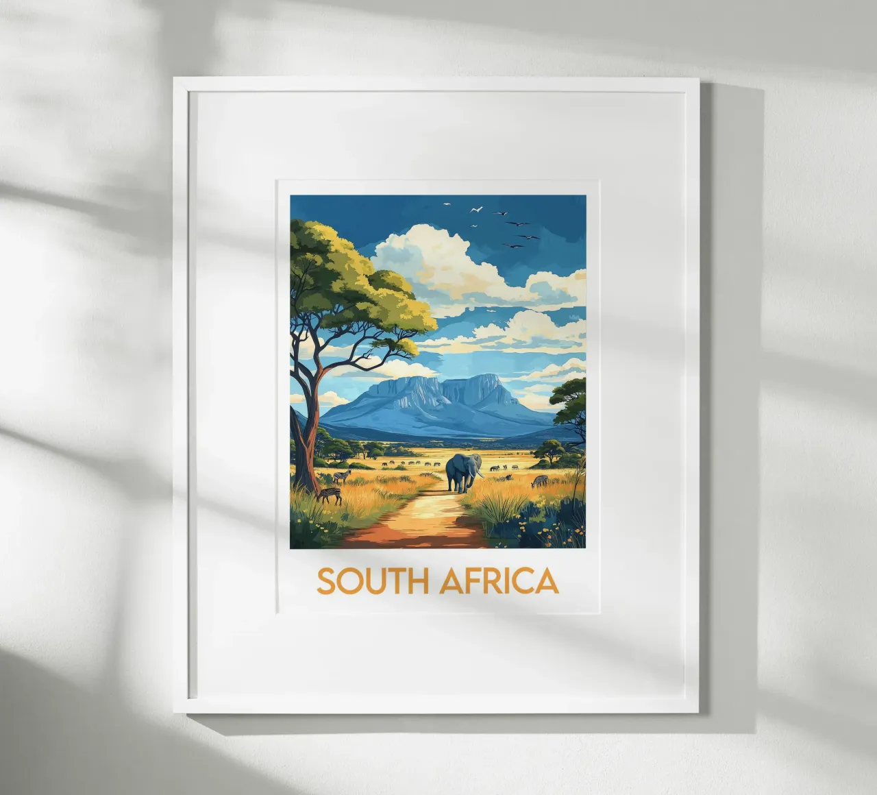 Zuid-Afrika poster poster van Frame the World